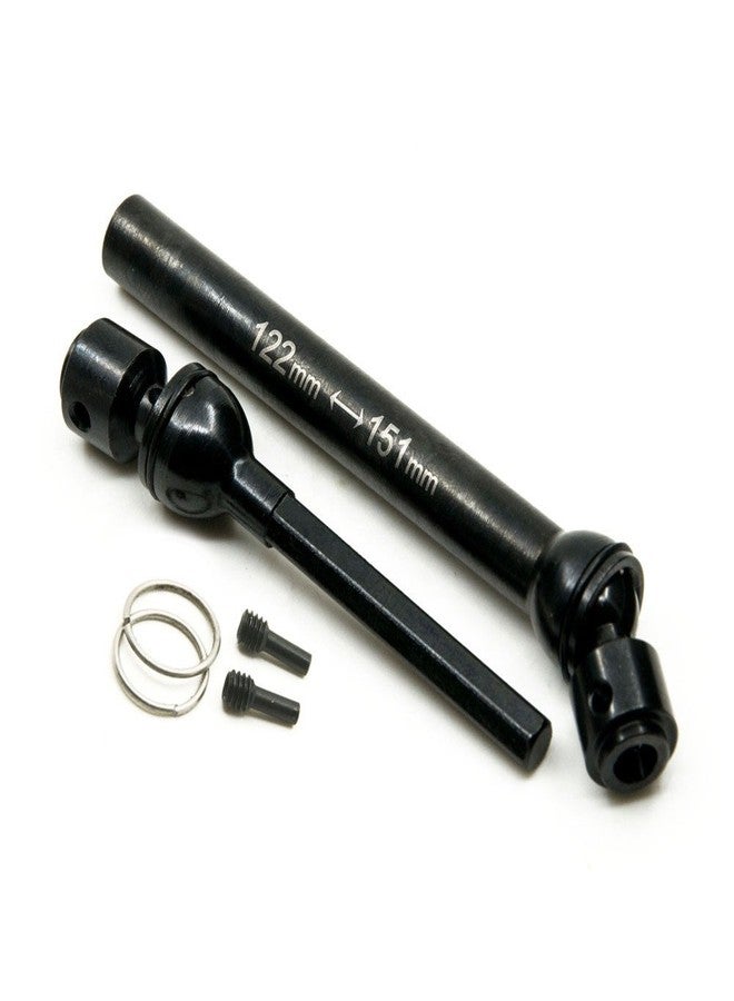 QUE-T 2 Pcs Steel 122-151mm Drive Shafts for 1/10 Axial Wraith/SCX10/Dingo/D90 RC Crawler Car (122MM-151MM) - Image 4